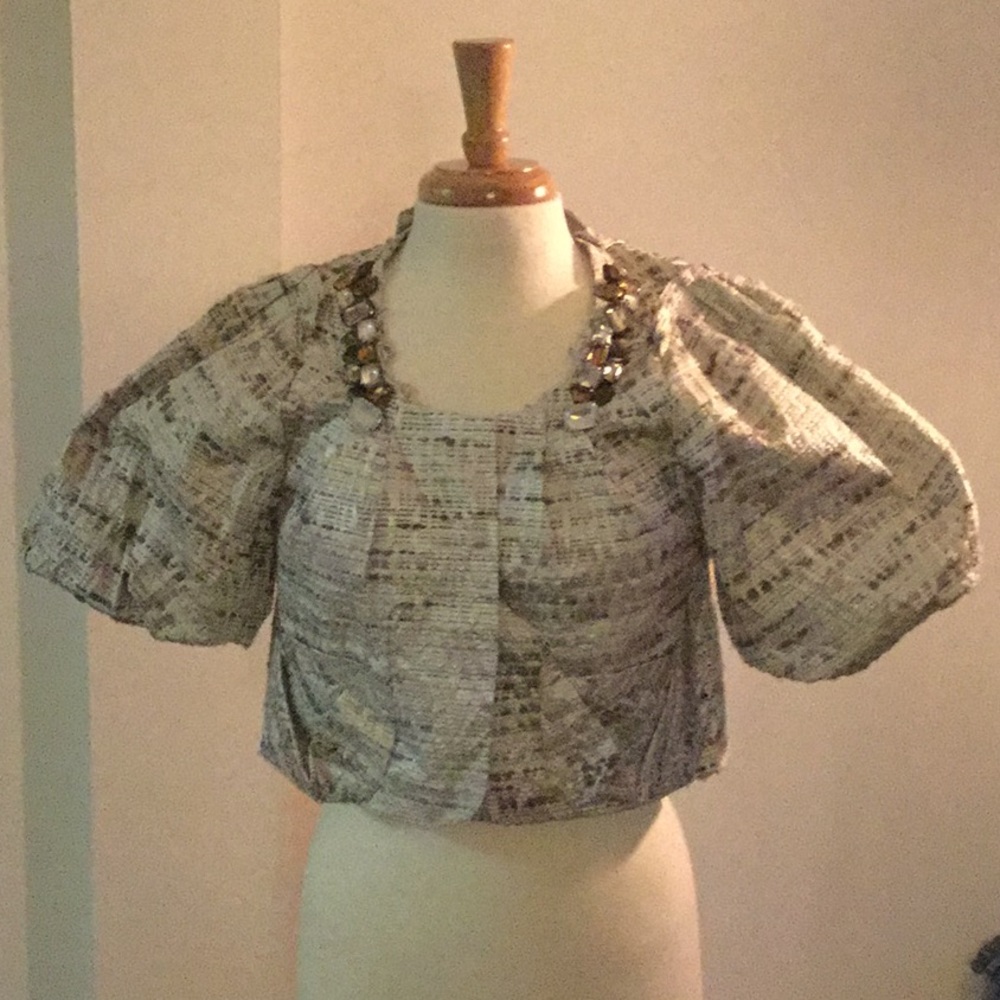 Formal short evening jacket